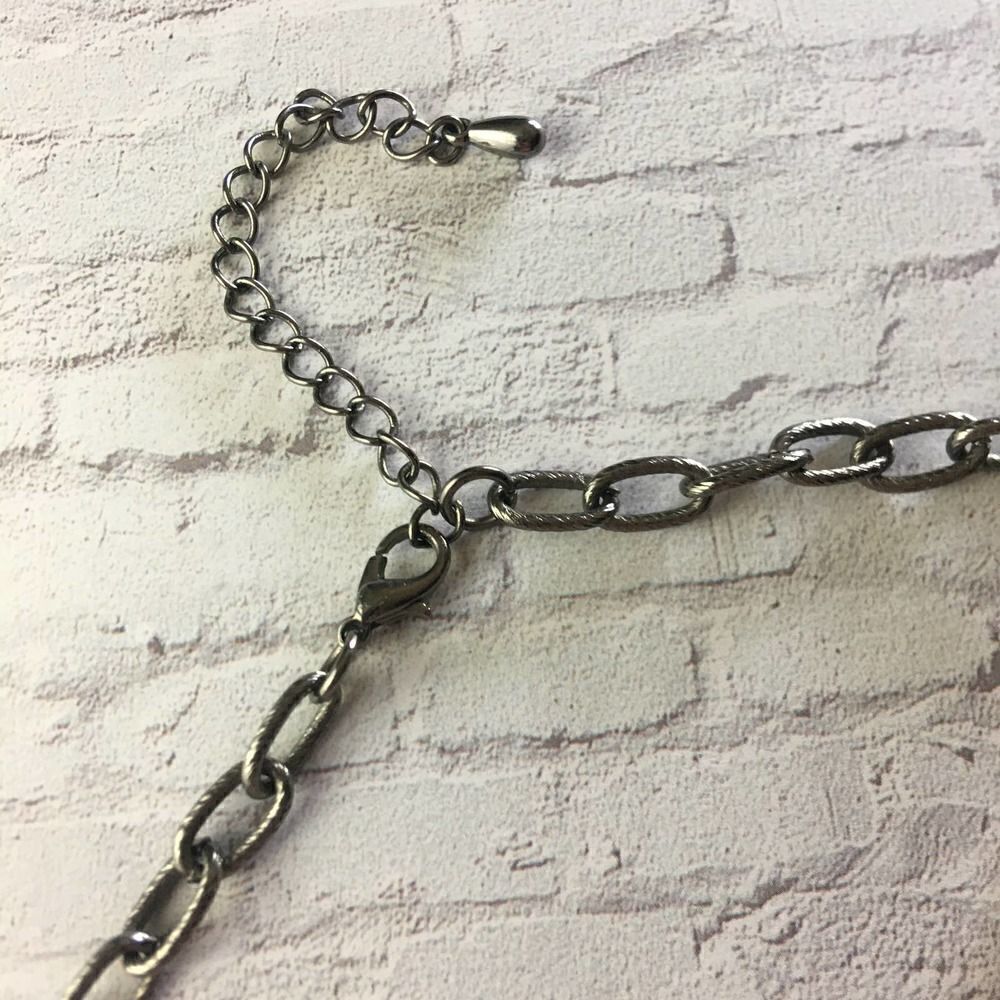 Glass Bead Y Vintage Necklace - Picture 4 of 8